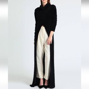 MEIMEIJ long Fuzzy Sweater top size 4 S